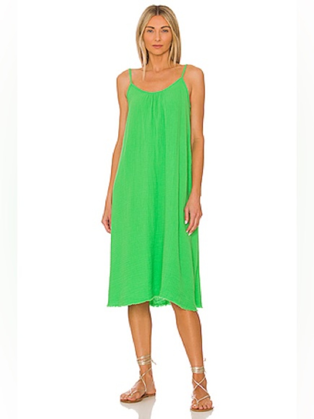 Nation LTD Adele Dress in Kelly Green